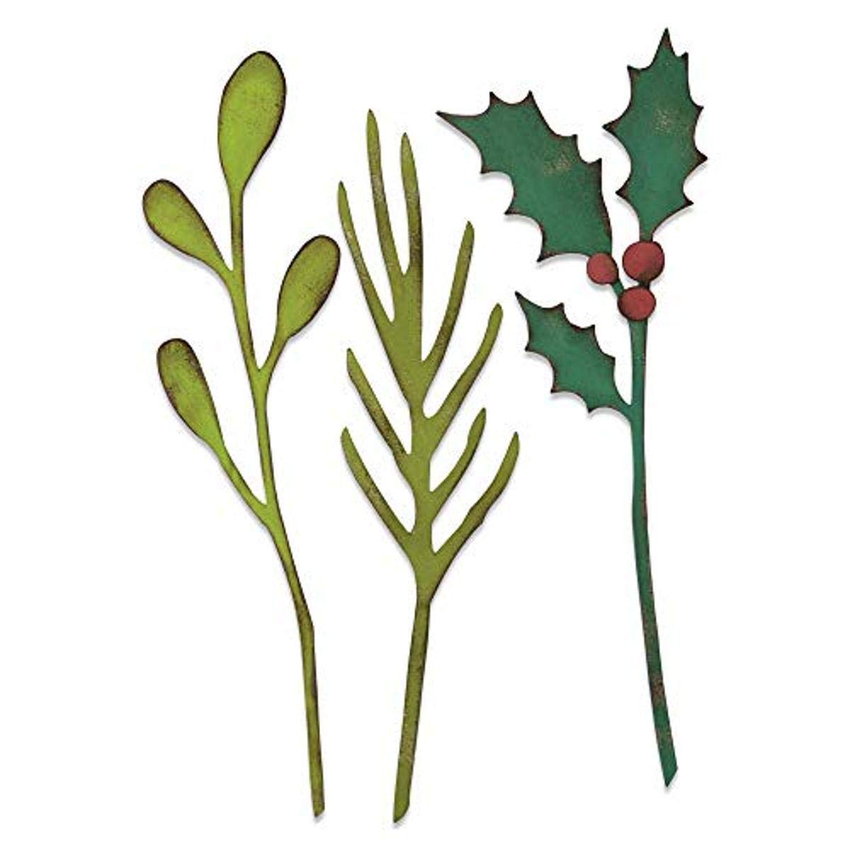 Sizzix Bigz L Die 664757 Festive Stems by Tim Holtz