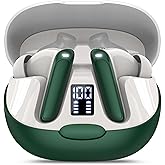 AI Language Translation Earbuds, 3-in-1 Translator Earbuds Real Time with 5 Translation Modes with APP, 164 Language Bluetooth 5.3 Headphones Translating Device for Travel/Business/Leaning, Dark Green