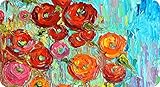 Toland Home Garden Fabulous Flowers Anti-Fatigue Comfort Mat, Multicolor, 20