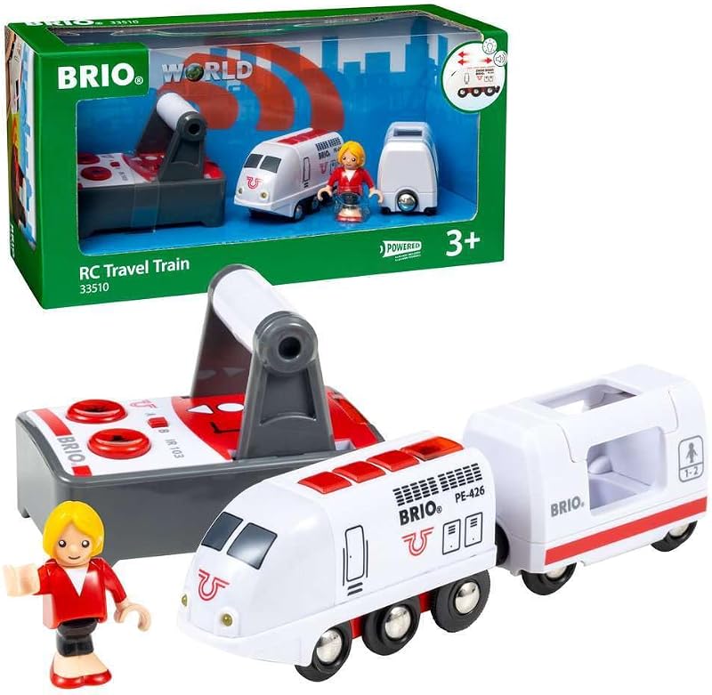 BRIO World Remote Control Travel Train RC Toy Passenger Train