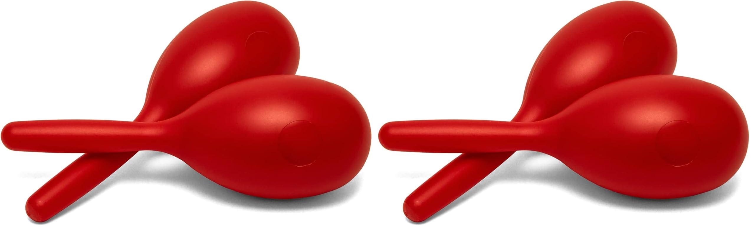 TIGER MAR49-RD Full Size Plastic Maracas - Red - One Pair (Pack of 2)