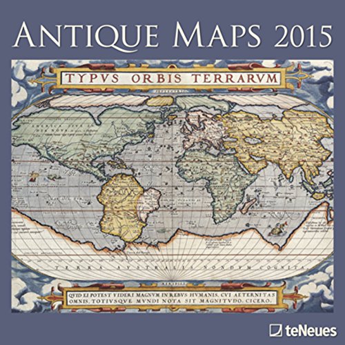 2015 Antique Maps 30x30 Grid Calendar