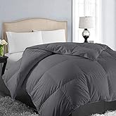 Queen/Full Soft Quilted Down Alternative Comforter All Season Hotel Collection Reversible Duvet Insert with Corner Ties, Warm