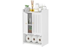 HAYOFAMY Wall Bathroom Storage Cabinet, 4-Tier Medicine Cabinet with Door, Shelf Organizer for Living Room Kitchen Entryway Small Space