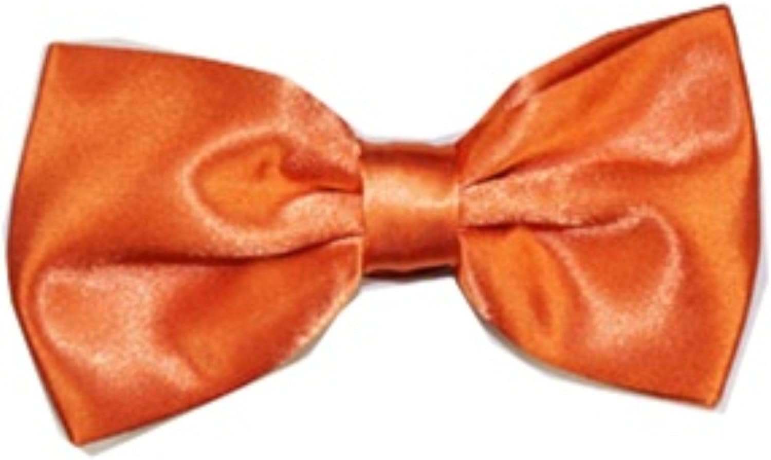 Orange Solid Color Bow Tie at Amazon Men’s Clothing store