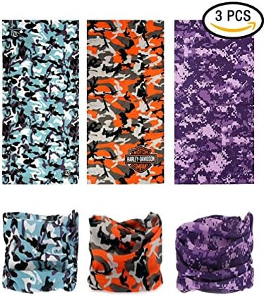 IVANFCH 12-in-1 Seamless Headbands Multifunctional Headwear Mask Bandana Balaclava Outdoor Sports Ridding Fishing Hiking Runniung Motorcycling skiing (Camouflage)