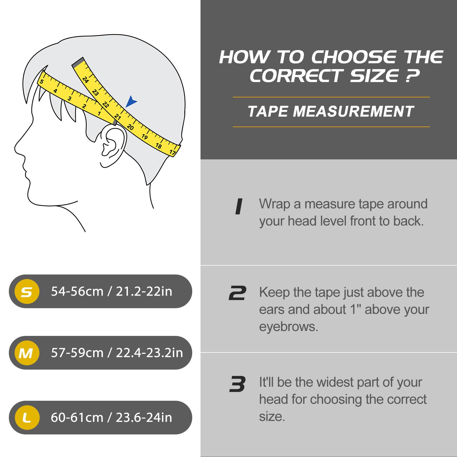 Odoland Skihelm und Skibrille Set Snowboardhelm mit Snowboardbrille für Erwachsene, Schneebrille UV 400 Schutz Windwiderstand Snowboard Brille zum Skifahren Bergsteigen Schwarz M 7