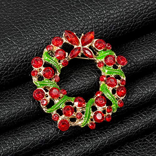 image for daffodilblob Sparkly Gorgeous Christmas Brooch - Women Jewelry Lapel B