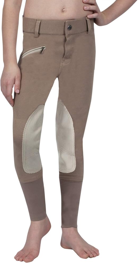 ELATION Horseback Riding Pants for Girls & Boys Euro Seat Kids Riding