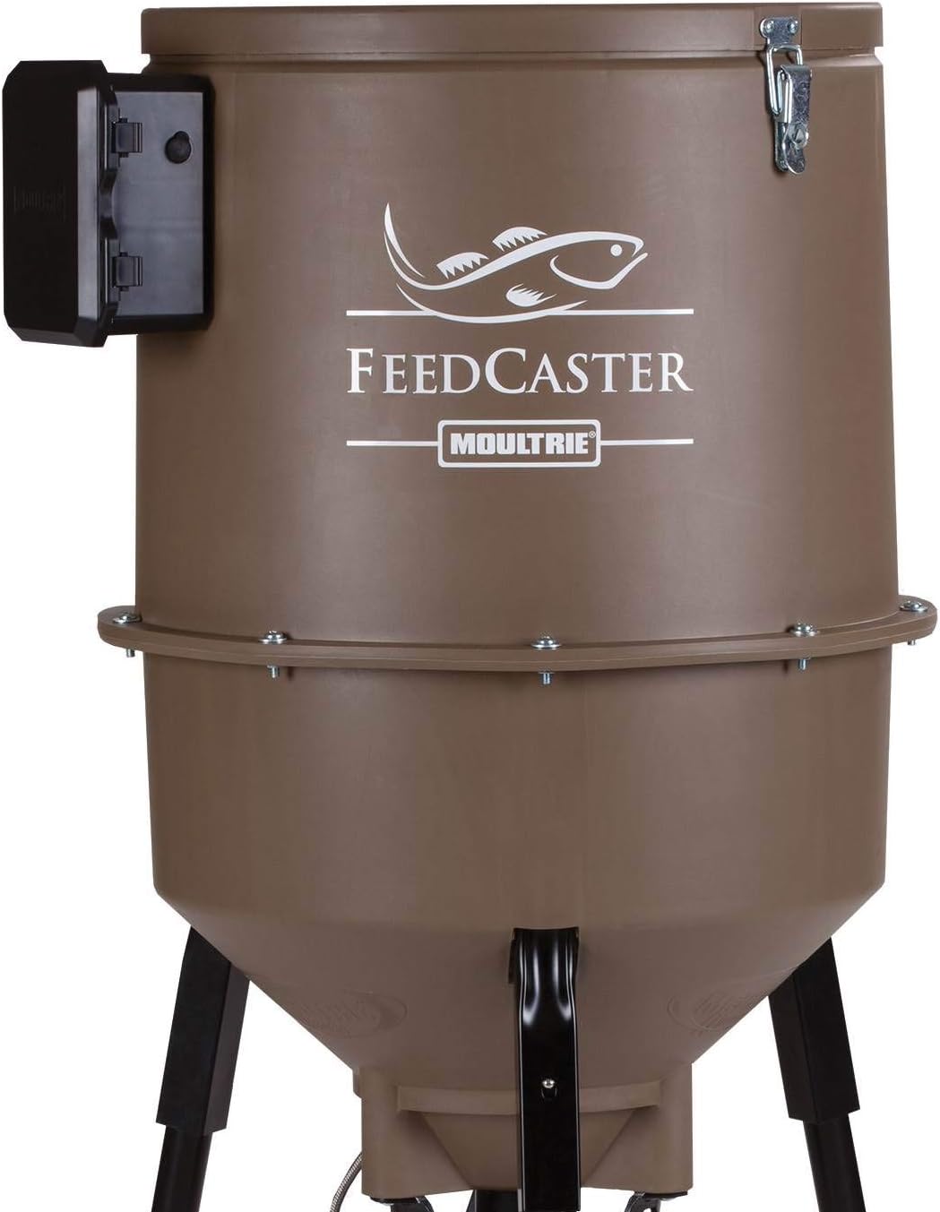 moultrie 30 gallon feedcaster fish feeder auto
