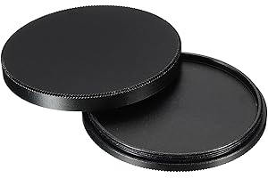 PATIKIL 49mm Lens Cap, Camera Lens Cap Cover Universal Front Metal Lens Filter Stacks Cap Protective Case for 49mm Camera Cir