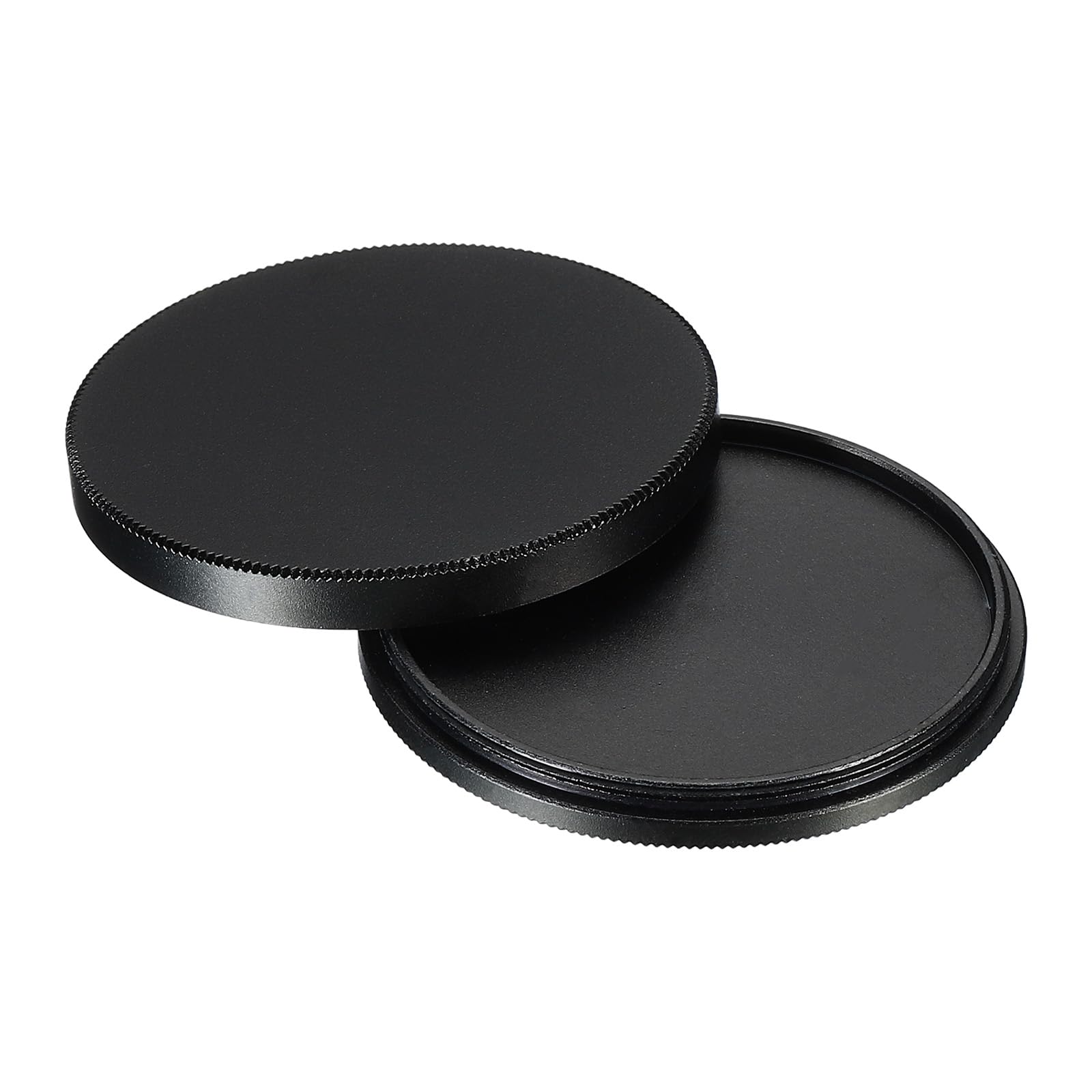 PATIKIL 49mm Lens Cap, Camera Lens Cap Cover Universal Front Metal Lens Filter Stacks Cap Protective Case for 49mm Camera Circular Polarizing Fader ND Filter, Black