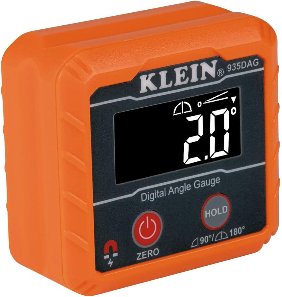 Klein Tools 935DAG Digital Electronic Level and Angle Gauge, Measures 090 and 0180 Degree
