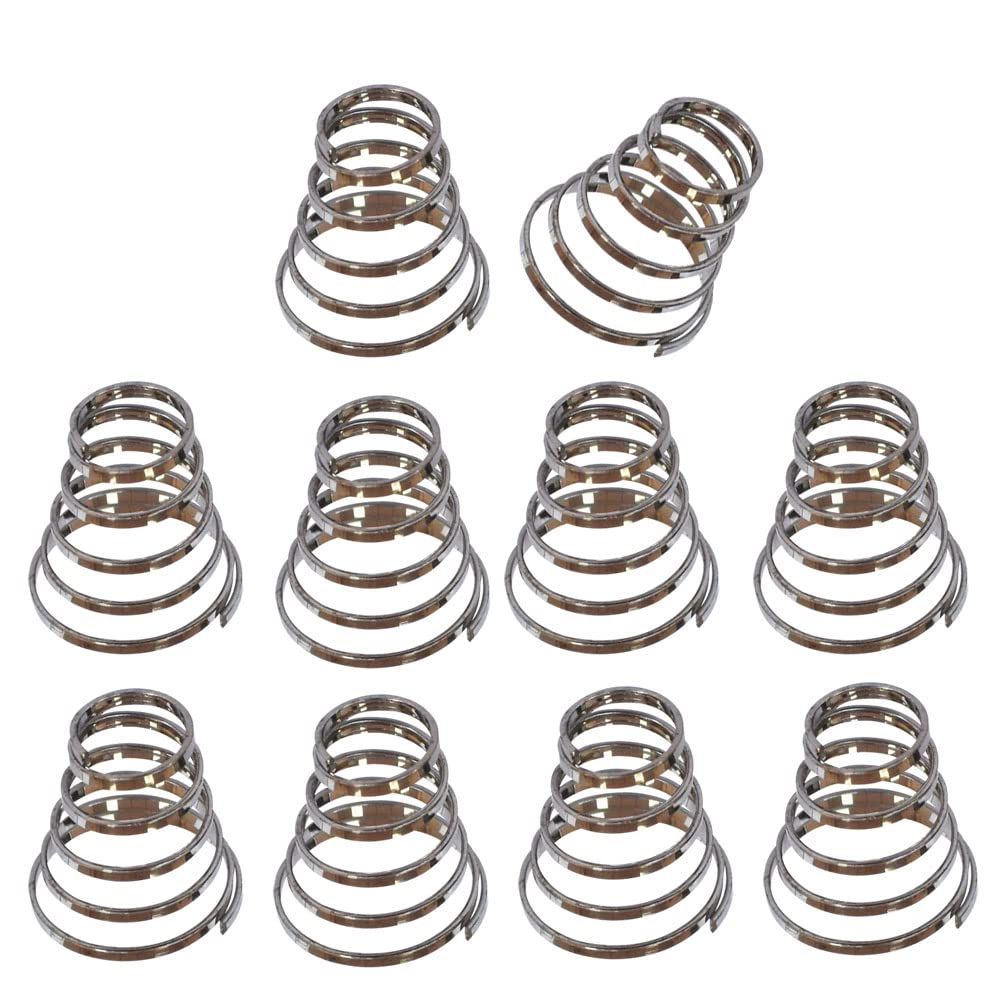 Zetatau 10 pcs Bike Quick Release Skewer Spring Wheel Rod Stainless Steel Replacement for Road bicycle Mountain Bicycle