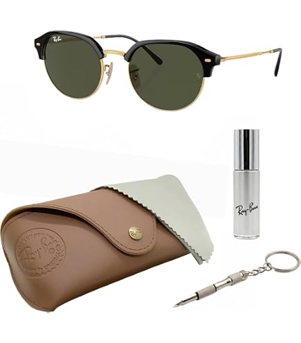 Amazon.com: Ray-Ban RB4416 NEW CLUBMASTER Squar Shape Sunglasses