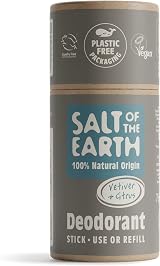 Salt Of The Earth Vetiver & Citrus Deodorant Stick Refill 75g
