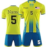 Custom Jersey Soccer for Men Women Soccer Uniforms for Kids with Name Team Number Logo