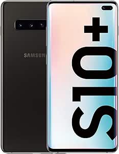 Samsung Galaxy S10+, Smartphone de 6.4" QHD+ Curved Dynamic Amoled, 16 Mp, Exynos 9820, Wireless &amp; Fast &amp; Reverse Charging, Android, 128 GB, Negro Cerámico