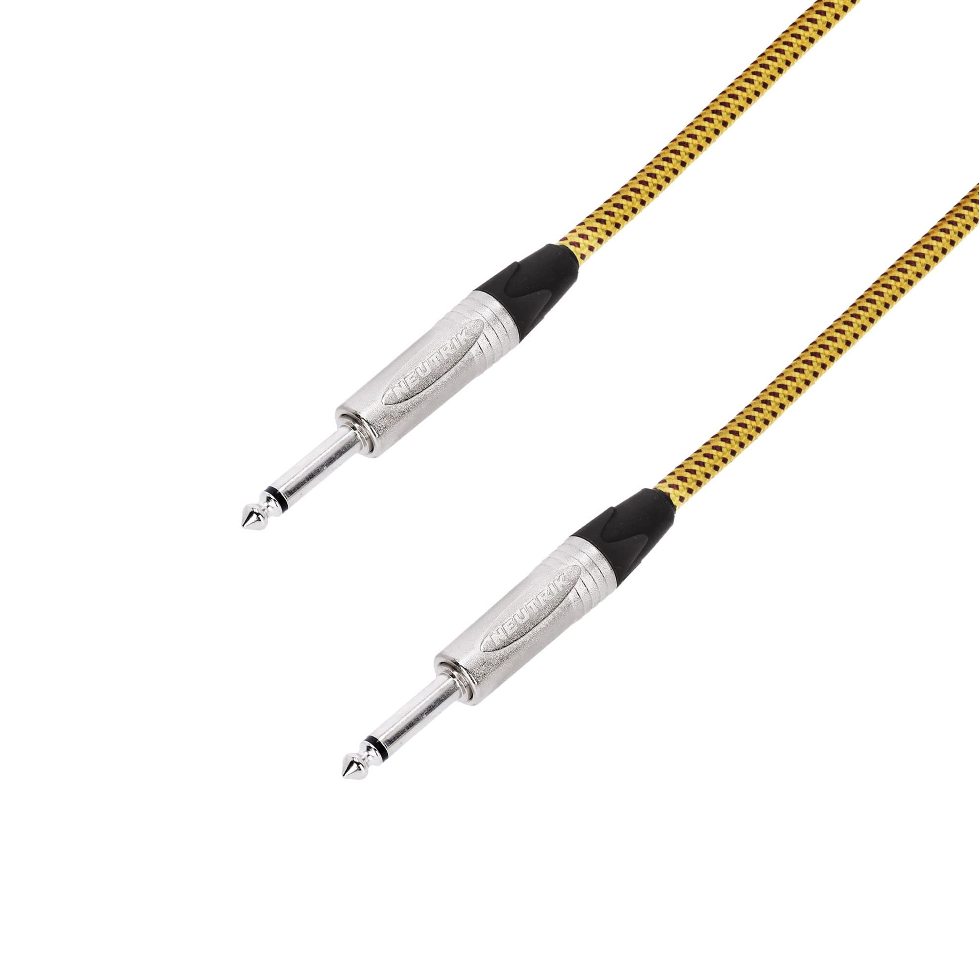 Adam Hall Cables 5 Star IPP 0450 Vintage Instrument Cable Neutrik 6.3 mm Jack to 6.3 mm Jack 4.5 m