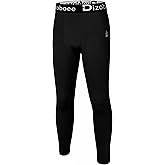 Dizoboee Boys Compression Pants Leggings Tights for Sports Youth Kids Athletic Basketball Base Layer