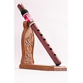 Flute Quena Moradillo Native Instrument Complete Set Unique Wooden Native Flute Quena with Premium Decorative Handmade Wood Stand Instrument Tuned in G Unique Andean Unique Set Moradillo Wood