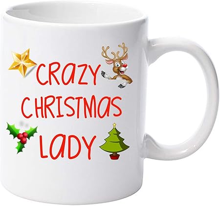crazy christmas lady