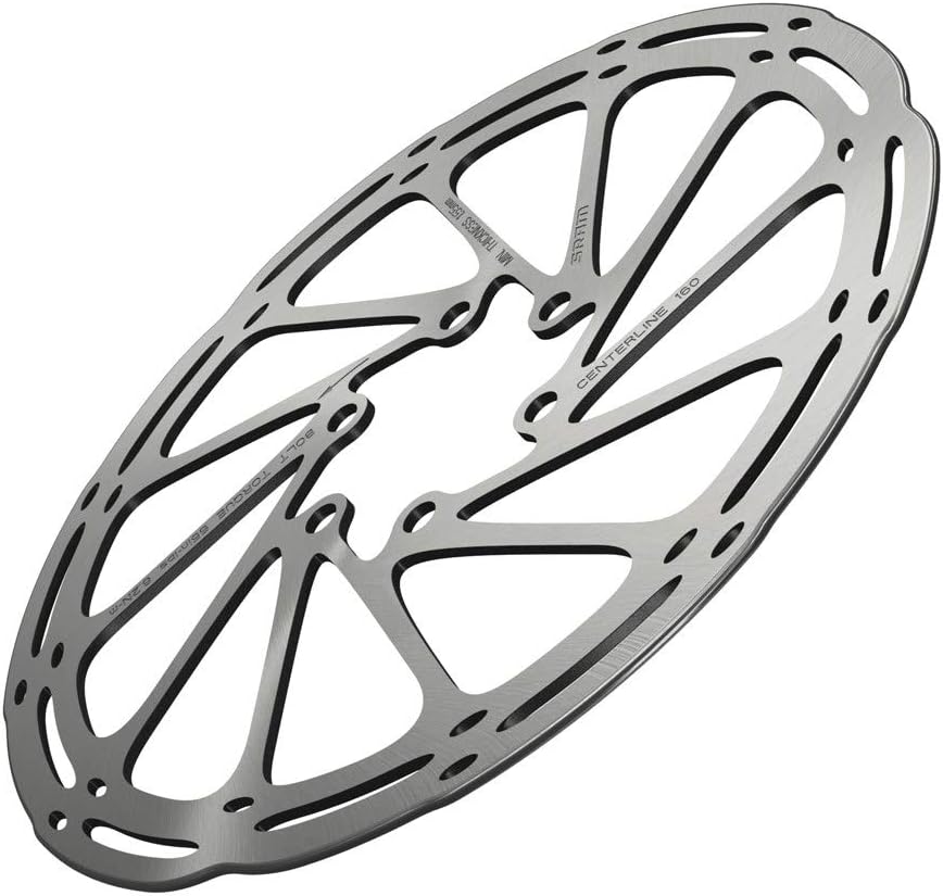 SRAM Unisex's Rotor Centerline Rounded, Silver, 180mm - Image 4