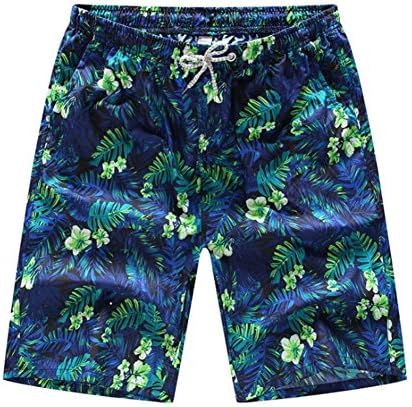 Men's Quick Dry Boardshorts Bathing Suits Swimming Trunks Swim Water Floras Shorts (Lye-8, XX-Large)