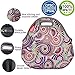 Small Women Lunch Bags, Yookeehome Thick Neorpene Lunch Bags Thermal Insulated Lunch Cooler Tote Portable Lunch Handbags for Work School OutdoorTravel Picnic, Classic Paisley