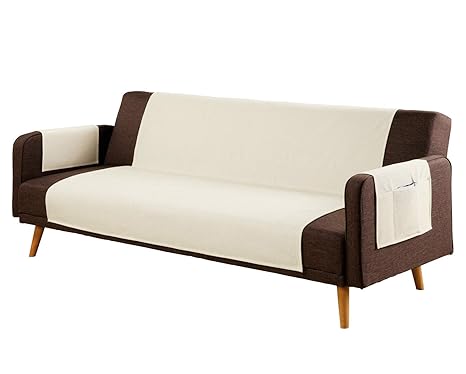 Erwin Müller Armlehnenschoner 2er-Pack Baumwollmischung Creme Größe 38x55 cm