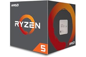 AMD Ryzen 5 1600 Processor with Wraith Spire Cooler (YD1600BBAEBOX)