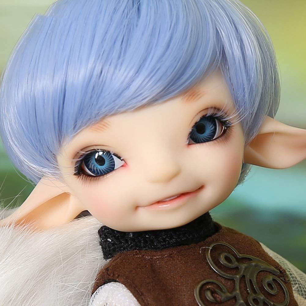 ZMH 1/7 BJD Doll Matte Face and Ball Jointed Body Dolls, 8 Inch Customized Dolls Can Changed Makeup and Dress DIY