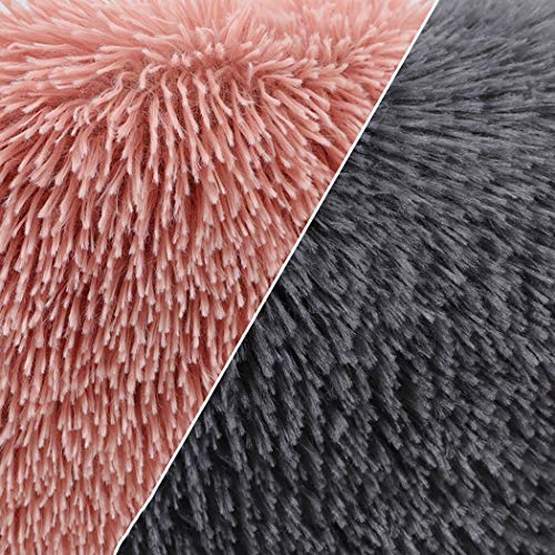 Katzenbett, Plüsch Weich Runden Katze Schlafen Bett/Klein Hund Bett/Haustierbett/katzenbettchen/Betten für Katzen