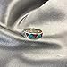 Southwestern Style Turquoise with Coral Gemstone Band Unisex Sterling Silver Ring