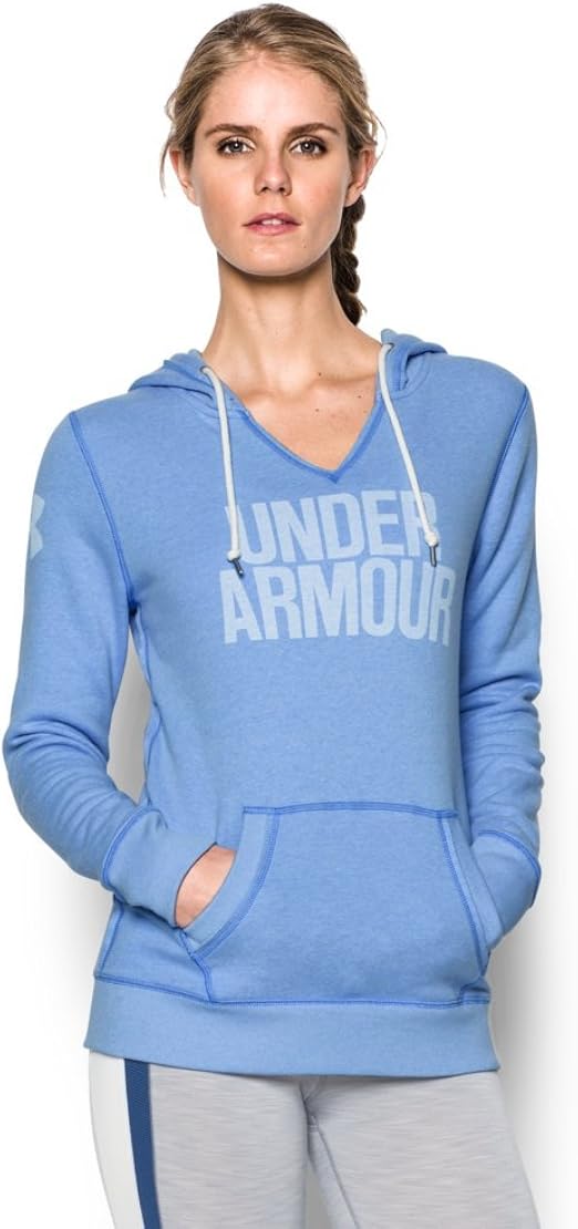 under armour women's favorite fleece camo logo hoodie