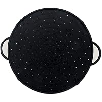 Paraspruzzi In Vetro Per Cucina GRAZDesign 200103 - Motivo Gocce D'Acqua, Vero Vetro Stampato, Resistente Al Calore E Facile Da Pulire