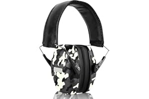 ucho 34dB Slim Noise Shooting Ear Protection - Special Designed Ear Muffs Lighter Weight & Maximum Hearing Protection