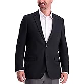 Haggar Mens The Active Series Classic Fit Gabardine Blazer (Regular and Big and Tall Sizes)