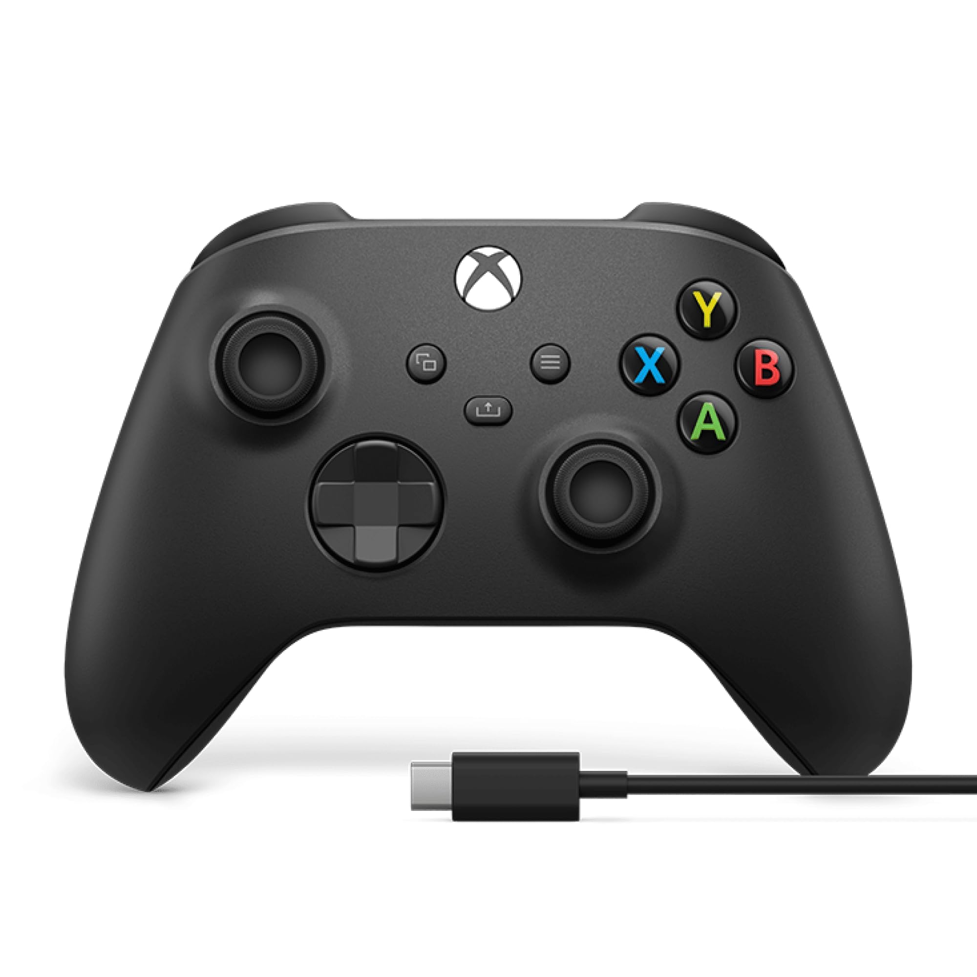 XBOX Wireless Gaming Controller + USB-C Cable | Carbon Black