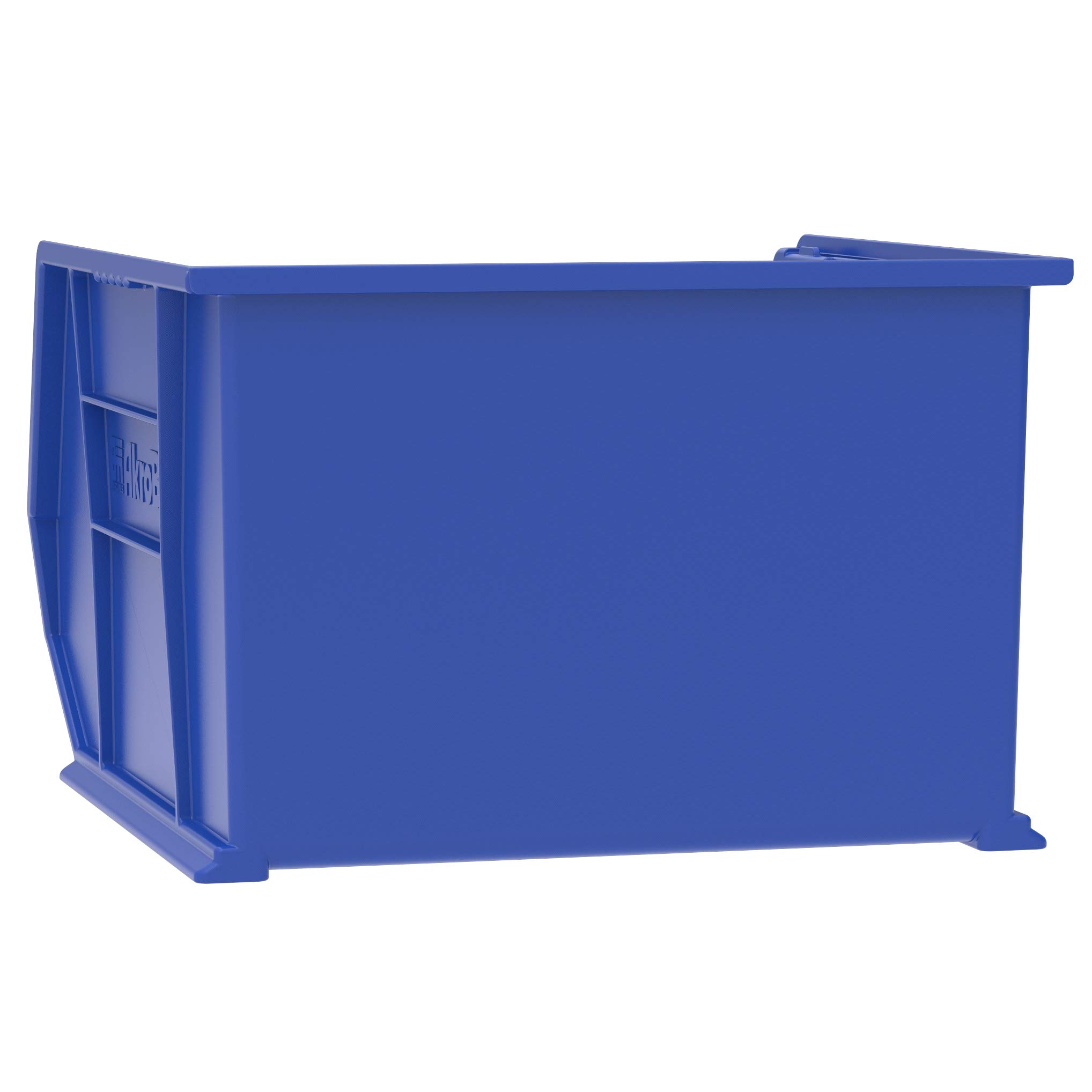 Akro-Mils 30270 Plastic Storage Stacking AkroBin, 18-Inch by 16-Inch by 11-Inch, Blue, Case of 3 (30270BLUE)