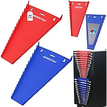 Magnetic Socket Holder Organizer Set: 6-Piece Detachable 1/2 3/8 1