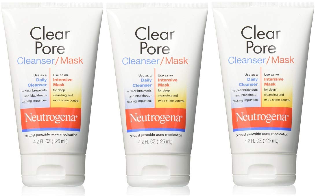 benzoyl peroxide neutrogena face wash