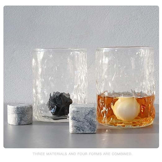 Compra 4 X Whiskey Stones Chilling Rocks Granite Ice Cube Stones ...