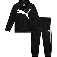 Amazon.com: PUMA Boys Pants Set - 2 Piece Tricot Athletic Zip Up