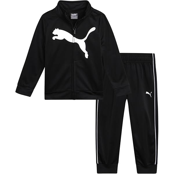 Amazon.com: PUMA Boys Pants Set - 2 Piece Tricot Athletic