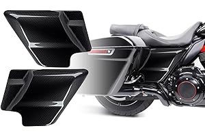 Astra Depot Carbon Fiber Side Cover Panels for Harley Touring 2009-2024 (Excl. '23+ CVO/’24+ Standard Street/Road Glide) Dire