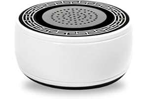 TŌNEM Pure Tone Therapy Sound Healing & Meditation Tool, Solfeggio Frequencies and 432Hz Miracle Tone, Continuous Play and 3-Minute Timer (White, One Size)