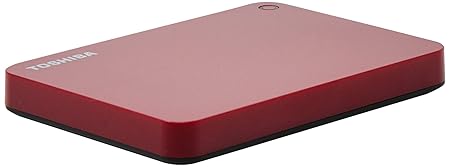 Toshiba hdtc910 X r3aa Canvio Advance 1 TB Tragbare Externe Festplatte USB 3.0, Rot