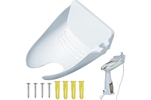 GENERIC Ironing Board Hanger Wall Mount for Clothes for Conair Handheld Garment Steamer，for Laundry Rooms Storage Organizer,Garment Steamer Stand Compatible with Conair GS59X、GS59B Models (Black)