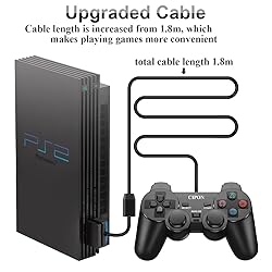 Cipon Wired Controller for PS-2 Console, Black